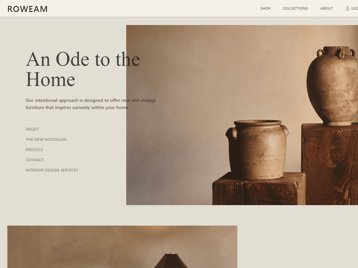 Site de movéis vintage