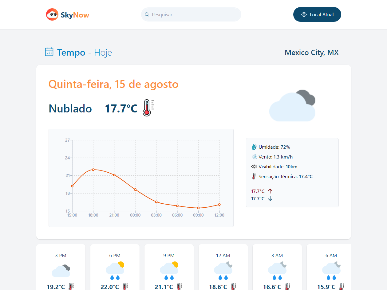App de clima e previsão do tempo